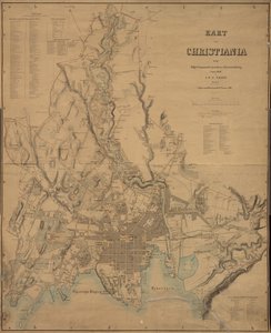 Carte de Christiania - I.W.G. Næser